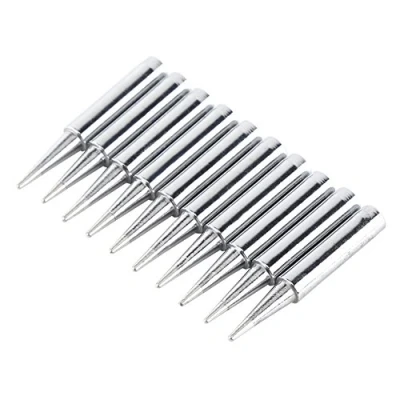 Imagen de Pack de 10 piezas 900 M T B consejos hierro soldadura sin plomo para 936, 937, 938, 969, 8586, 852D Rework Station Tool