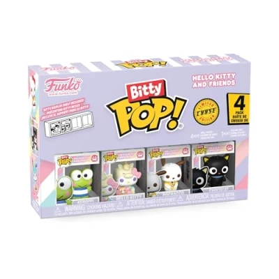 Imagen de Funko Bitty Pop! Sanrio Keroppi 4PKY una Minifigura Misteriosa Sorpresa 0.9 Inch (2.2 Cm) Hello Kitty Coleccionable Repisa Apilable Incluida Idea de Regalo Toppers Tarta