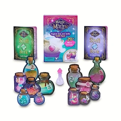 Imagen de Magic Mixies Refill, Recarga para Juguete del caldero mágico, Hacer Mezclas y Efectos mágicos en el Juguete, +40 Juegos, a Partir de 4 años, Famosa (MGX04000)