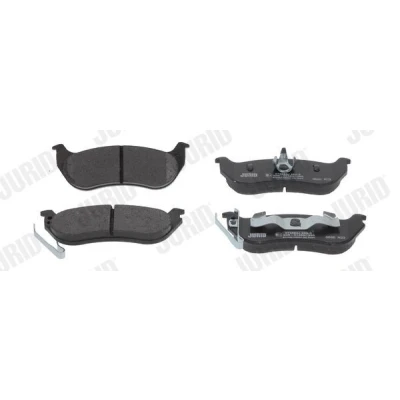 Imagen de JURID 573683J Juego de pastillas freno no preparado para indicador desgaste con clip émbolo sin accesorios JEEP: Cherokee III, WRANGLER 2