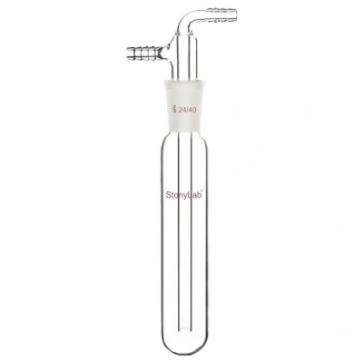 Imagen de Trampas de vacío laboratorio vidrio borosilicato con junta estándar 29/42, 225 mm longitud