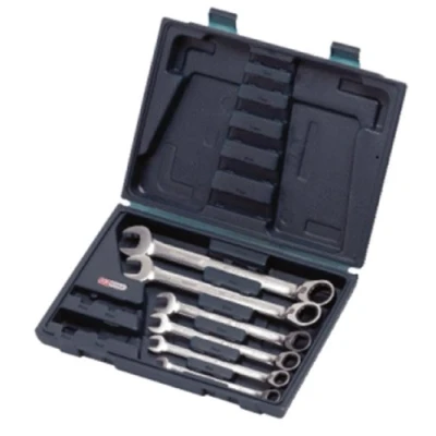 Imagen de KS TOOLS 503.4646 Juego de llaves poligonales y boca trinquete 72 19, 8 Acero cromo vanadio