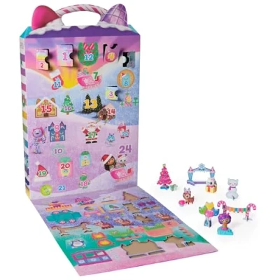 Imagen de LA CASA DE MUÑECAS GABBY CALENDARIO ADVIENTO 2024 GABBY&#039;S DOLLHOUSE FIGURAS, ACCESORIOS, Juguetes SORPRESA 6071068 Juegos Infantiles Muñecas Para Niñas Niños 3 años +