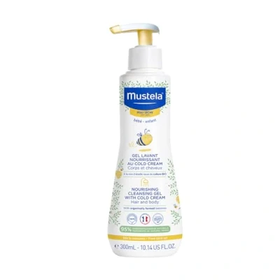 Imagen de Mustela moisturizing cleansing gel with cold cream 300ml.