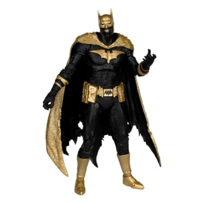 Imagen de Batman of Earth 22 Infected (Dark Metal) Knightmare Edition Gold Label Figura de 7 pulgadas