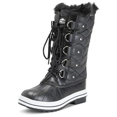 Imagen de Polar Mujer Nieve Bota Acolchado Alto Winter Impermeable Calentar lluvia 6 BLL39 YC0010