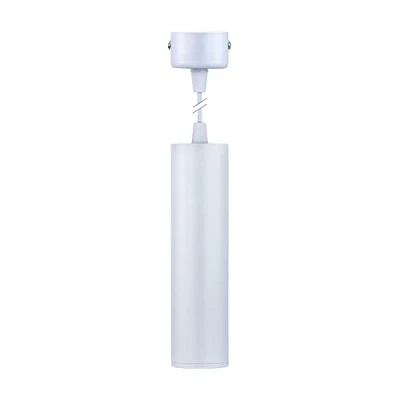 Imagen de Popp® Foco Cilindro Lámpara GU10(Bombilla No incluida) Colgante Techo Superficie Interior Moderno IP20 Ø52*200mm (Pack 1, Blanco)