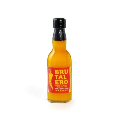 Imagen de I LOVE SPICY Brutalero Yellow 100 ml Salsa de Chili Picante Fermentada (Trinidad Scorpion y Fatalii Pepper 80%) Condimento estilo Luisiana, 5/5