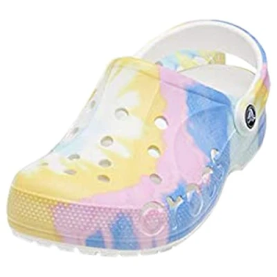 Imagen de Crocs Unisex Adulto Baya Tie Dye Clog Zueco, White/Multi, 48/49 EU