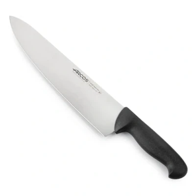 Imagen de Arcos Serie 2900 Cuchillo Cocinero Ancho Hoja de Acero Inoxidable Nitrum 300 mm Mango inyectado en Polipropileno Color Negro