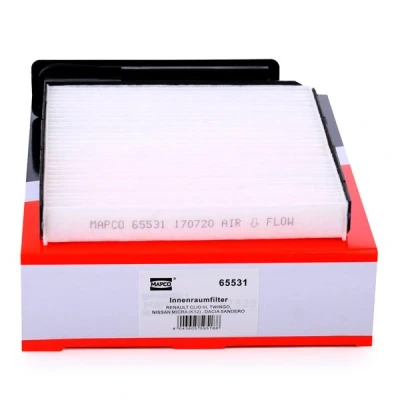 Imagen de MAPCO 65531 Filtro de habitáculo antipolen 207 182 42 RENAULT: CLIO 3, 2, Modus / Grand Modus, DACIA: Duster SUV, Sandero I