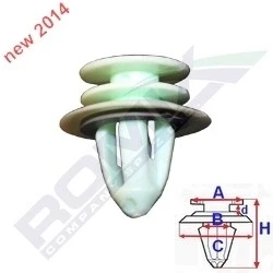 Imagen de ROMIX C60639 Grapa SKODA: Octavia 2 Combi, Fabia I Hatchback, II Hatchback norauto, oscaro, mister auto