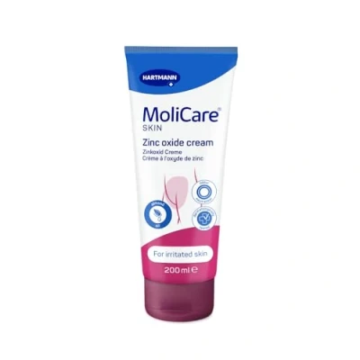Imagen de MoliCare Skin Crema con Óxido de Zinc: Protección para la Piel, Zonas Irritadas, Piel Sensible, 200 ml