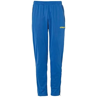 Imagen de Uhlsport Stream 22 Classic Pants Pantalones de poliéster Cinturilla Ajustable con cordón, Unisex niños, Azure Blue/Lime Yellow, 164