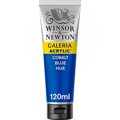 Imagen de Winsor &amp; Newton Pintura Acrílica , 120 ml, Azul (Cobalt Blue Hue)