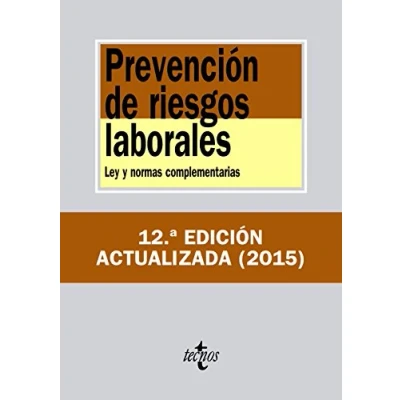 Imagen de Prevención de riesgos laborales: Ley y normas complementarias (Derecho Biblioteca Textos Legales)