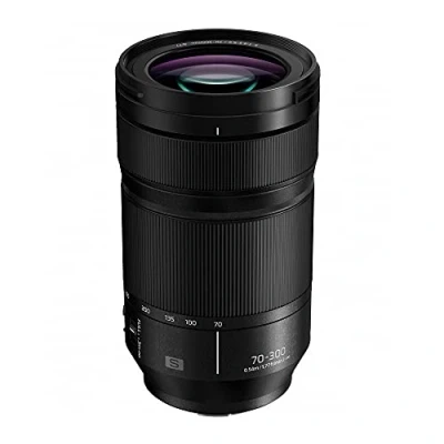 Imagen de Panasonic Lente de cámara LUMIX S Series, 70 300 mm F4.5 5.6 Macro O.I.S. Intercambiable Montura L para cámaras Digitales Marco Completo sin Espejo