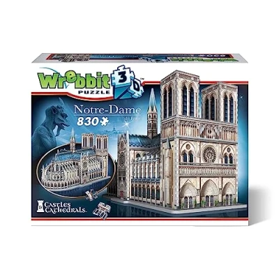 Imagen de Wrebbit3D, Notre Dame de Paris (830pc), Puzzle, Ages 12+