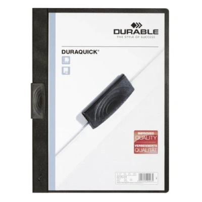 Imagen de Durable 227001 Duraquick carpeta clip clip, para 1 20 hojas, piezas, negro
