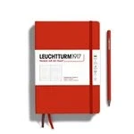 Imagen de LEUCHTTURM1917 367251 Libretas Medium (A5) 145 x 210 mm, Tapa Dura, 251 páginas numeradas, Fox Red, Puntos