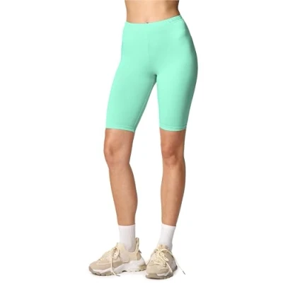 Imagen de Merry Style Leggins Cortos Mallas Deportivas Mujer Shorts Pantalones para Verano de Mujeres MS10 145 (Menta, XL)
