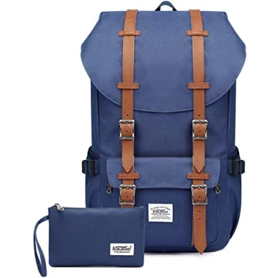 Imagen de KAUKKO Mochilas Tipo Casual Compartimento para 15&quot; Portátil 22 litros Azul (Paquete de 2)