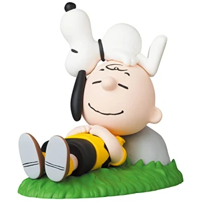 Imagen de Medicom Peanuts Napping Charlie Brown &amp; Snoopy UDF Figura Serie 13