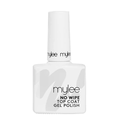 Imagen de Mylee No Wipe Top Coat Sin Capa de Dispersión para Esmalte en Gel Semipermanente 10ml Manicura y Pedicura UV/LED, Uso Profesional Doméstico, Larga Duración, Fácil Aplicar, Vegan &amp; Cruelty Free