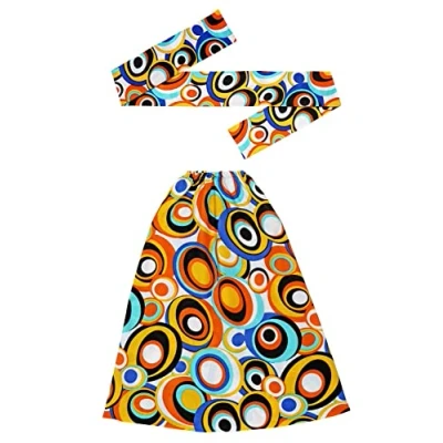 Imagen de WIDMANN MILANO PARTY FASHION Conjunto hippie años 60 / 70, diadema y guanteletes, hippie, reggae, flower power