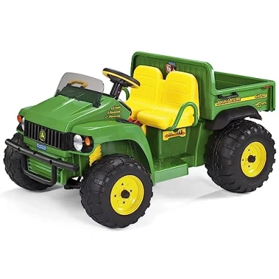 Imagen de JOHN DEERE Gator Vehículo agrícola con volquete, Individual, Color Verde y Amarillo, 131 x 89.5 69 centimetres (Peg Perego IGOD0060)
