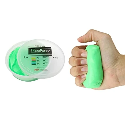 Imagen de CanDo TheraPutty anti bacteriano Pasta modelar 170 g Verde (moderada)