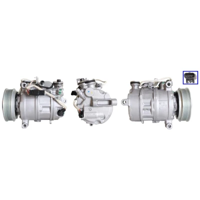 Imagen de LUCAS ACP01120 Compresor de Aire Acondicionado PAG 46 YF R134a, R1234yf con juntas
