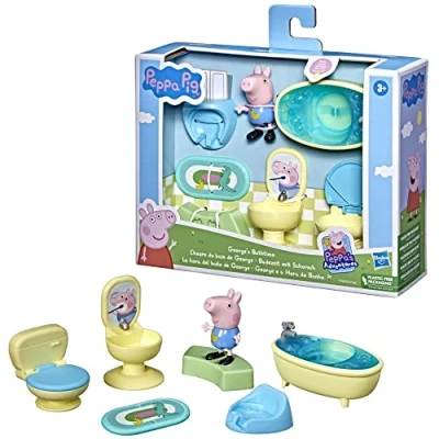Imagen de Peppa Pig Hasbro Little Spaces George&#039;S Bathtime