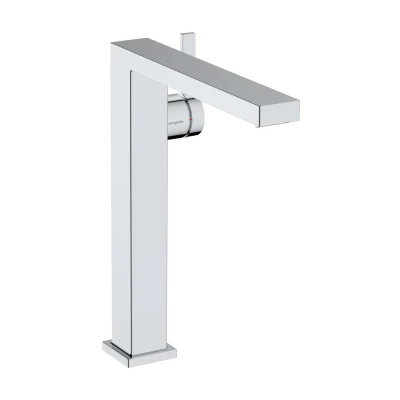 Imagen de hansgrohe Tecturis E Fine grifo lavabo sin desagüe, monomando 243 mm, mezclador ahorro de agua (EcoSmart+), cromo, 73072000