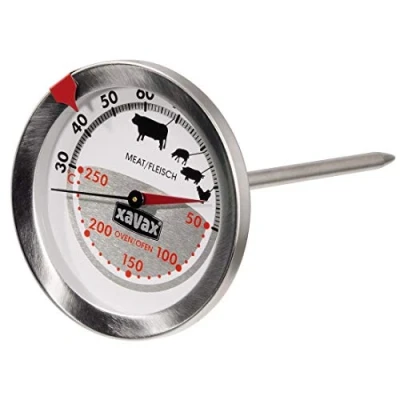 Imagen de Xavax Termómetro para Alimentos de Hama Temómetro, Acero Inoxidable, Plateado, 1 Pack