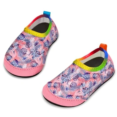 Imagen de Yorgou Zapatos de Agua para niños y niñas, Playa pequeños, Calcetines acuáticos Descalzos Antideslizantes Piscina