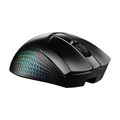 Imagen de MSI Clutch GM51 Lightweight Wireless Ratón Gaming Sensor Óptico 26000 dpi, Switches OMRON Ergonómicos 60M+ Clics, 6 Botones, Batería 150 Hrs, Base de Carga, Latencia 1 ms, RGB, 85 g