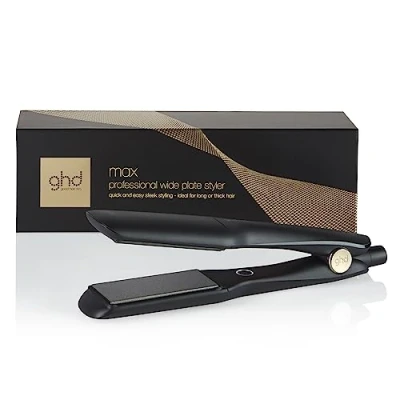 Imagen de Plancha de pelo ghd Styler Max, Cerámica, 185 C, Placas anchas 42mm, Negro