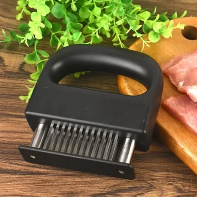 Imagen de Wenrescry Ablandador de Carne,Tenderizador,Ablandador Carne con 48 Cuchillas Acero Inoxidable, Filete extraíble y Apto para lavavajillas,Apto Carnes como Ternera, Pollo Cerdo.