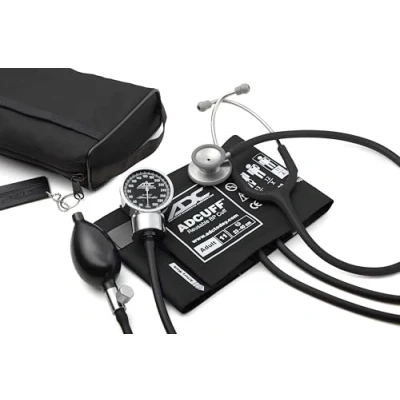 Imagen de ADC Combo Iii Professional kit de esfigmomanómetro aneroide/estetoscopio clínico bolsillo profesional para adultos formado por Diagnostix 778 y Estetoscopio 603