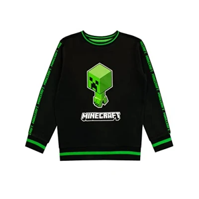 Imagen de Minecraft Sudadera para niños Creeper Negro 9 10 Años