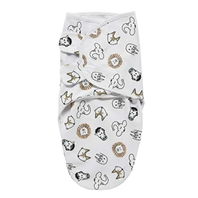 Imagen de Saco Meyco Baby Animal, equipo inicial para recién nacidos (saco bebés de 0 a 3 meses, suave dormir, transpirable y absorbe la humedad, ayuda dormir), multicolor