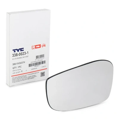 Imagen de TYC 338 0023 1 Cristal de Espejo derecha VOLVO: S60 I, S80 V70 2