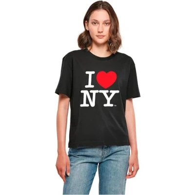 Imagen de Merchcode Camiseta estampada, Mujer, Talla: XL, Black
