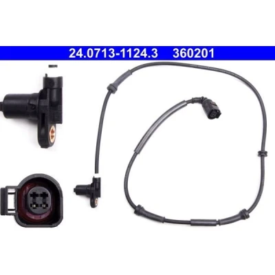 Imagen de ATE 24.0713 1124.3 Sensor de ABS 1026 VOLKSWAGEN: Sharan I, Furgón, SEAT: Alhambra I