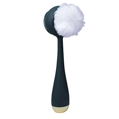 Imagen de PMD Clean Body Dispositivo de limpieza inteligente del cuerpo con cepillo silicona y tres accesorios intercambiables, impermeable, vibración SonicGlow Limpiar, exfoliar masajear el