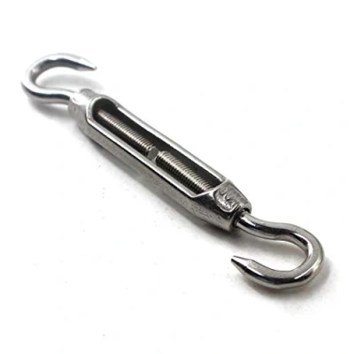 Imagen de TurnBuckle 304 Gancho de acero inoxidable con hebilla y gancho, M10, 1