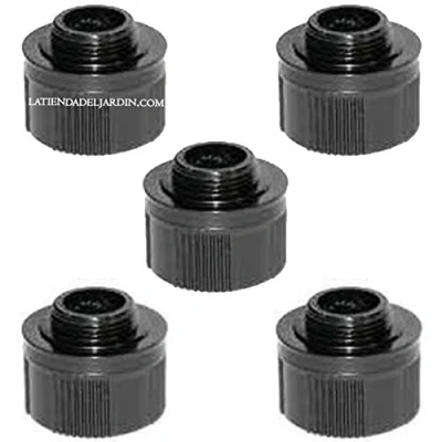 Imagen de Suministros Infantes 5 x Adaptador Toberas. Rosca Inferior 1/2&quot; Hembra. Superior para Toberas Rain Bird, Hunter, Signature, KRain. Pack de difusores