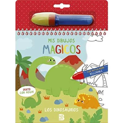 Imagen de PINTO CON AGUA LOS DINOSAURIOS (MIS DIBUJOS MÁGICOS AGUA)