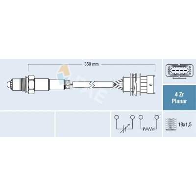 Imagen de Sonda lambda FAE 77498